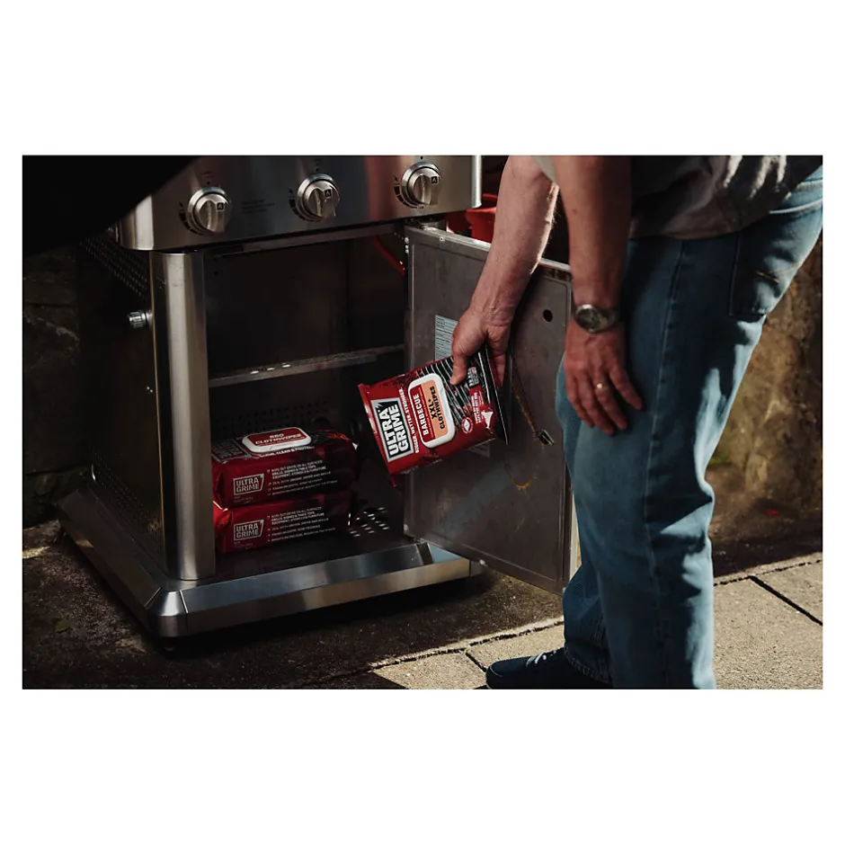 Ultragrime 30 lingettes barbecue premium XXL L.38 x l.25 cm