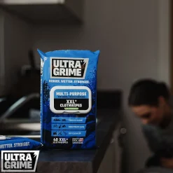 Ultragrime 40 lingettes multi-usages premium XXL L.38 x l.25 cm