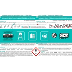 Starwax 50 lingettes nettoyantes désinfectantes Discount