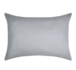 Eden 1 Taie d'39oreiller coton uni 50 x 70 cm s gris clair Sale