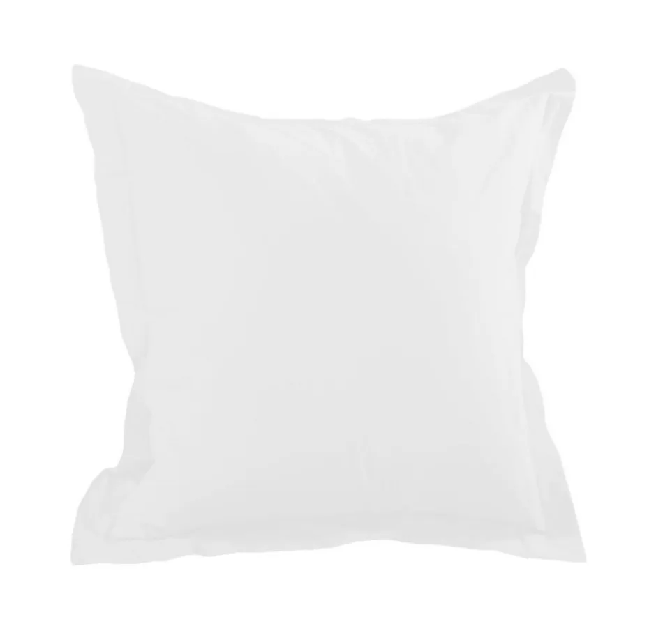 Eden 1 Taie d'39oreiller coton uni 65 x 65 cm Alice blanc