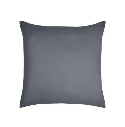 Eden 1 Taie d'39oreiller coton uni 63 x 63 cm s ardoise
