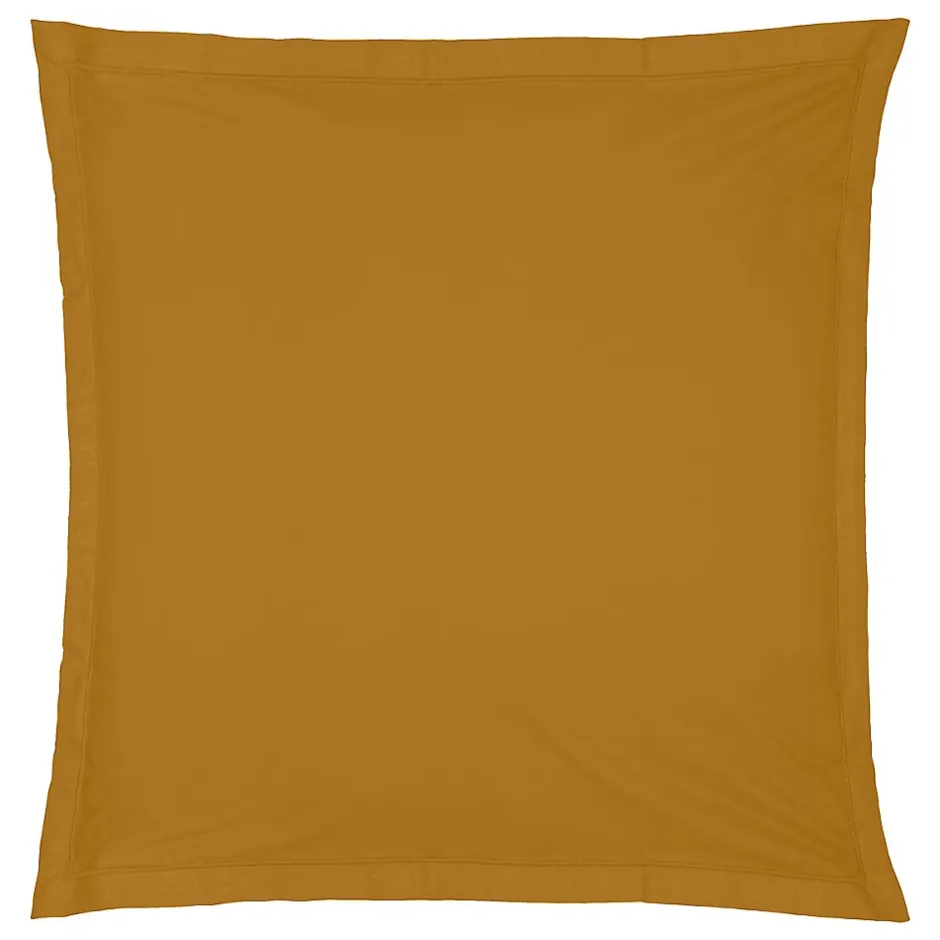 Eden 1 Taie d'39oreiller percale de coton uni 63 x 63 cm Harmonie mordore Discount