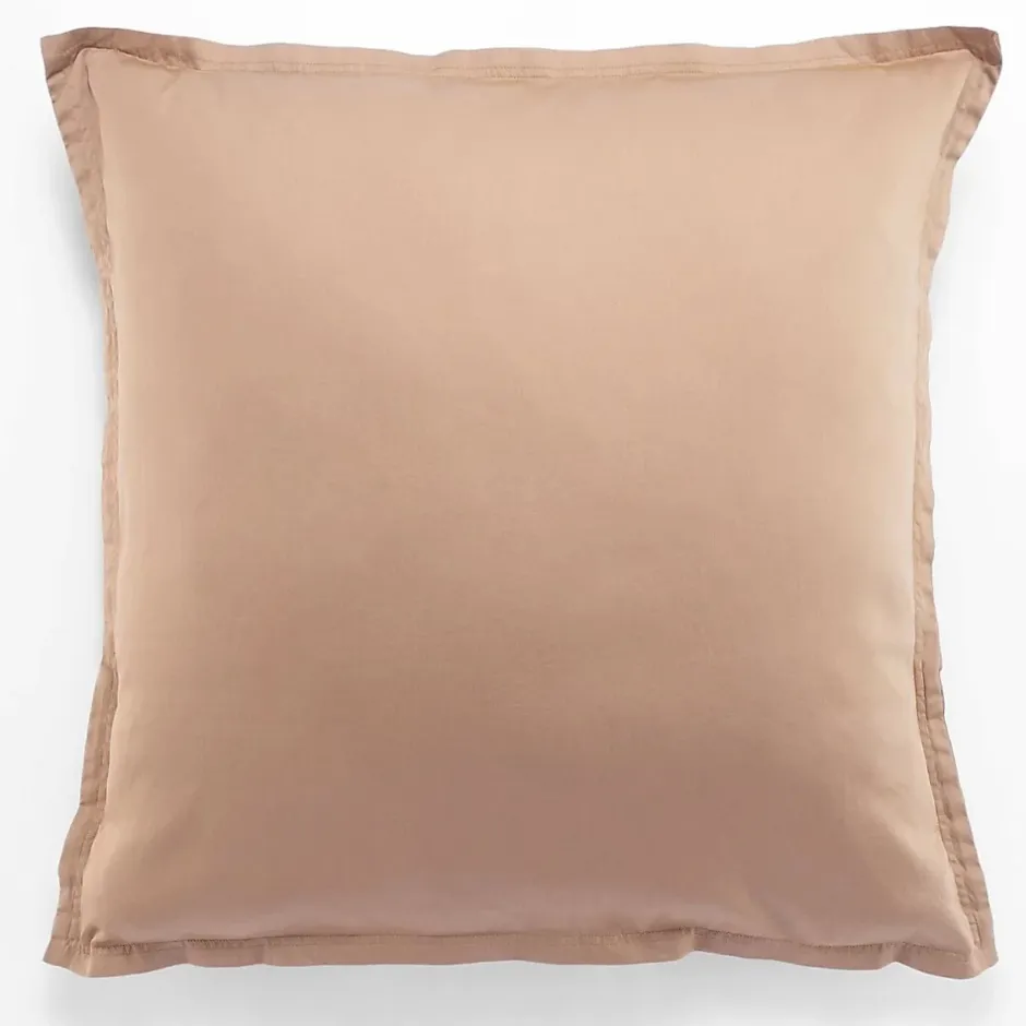 Eden 1 Taie d'39oreiller satin de coton 110 fils rose 65 x 65 cm Sale