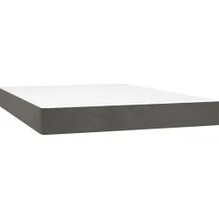 Vidaxl 347809 Matelas de lit à ressorts ensachés Gris foncé 140x200 cm epaisseur 20 cm