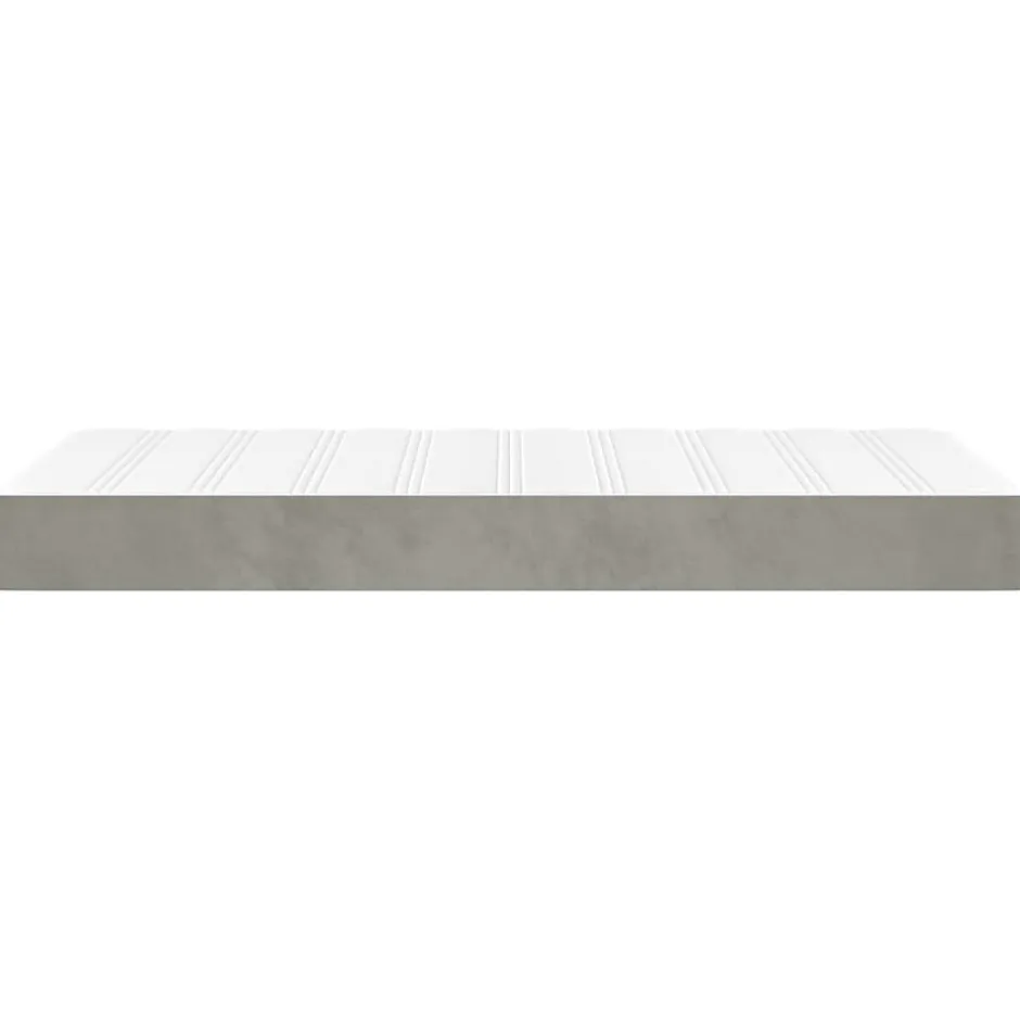 Vidaxl 347748 Matelas de lit à ressorts ensachés Gris clair 100x200x20 cm