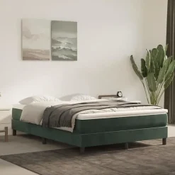 Vidaxl 347811 Matelas de lit à ressorts ensachés Vert foncé 140x200 cm epaisseur 20 cm Hot