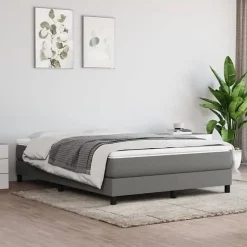 Vidaxl 347775 Matelas de lit à ressorts ensachés Gris foncé 140x190x20 cm Discount