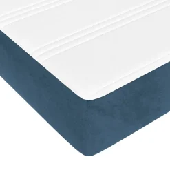 Vidaxl 347772 Matelas de lit à ressorts ensachés Bleu foncé 120x200x20 cm