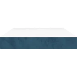 Vidaxl 347772 Matelas de lit à ressorts ensachés Bleu foncé 120x200x20 cm