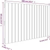 Vidaxl 824825 Tête de lit murale Gris 108x3x60 cm Bois massif de pin Clearance