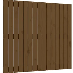 Vidaxl 824886 Tête de lit murale Marron miel 95,5x3x90 cm Bois massif de pin
