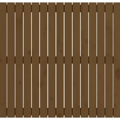 Vidaxl 824886 Tête de lit murale Marron miel 95,5x3x90 cm Bois massif de pin