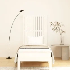 Vidaxl 824954 Tête de lit murale Blanc 82,5x3x110 cm Bois massif de pin Discount