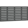 Vidaxl 824730 Tête de lit murale Gris 126x3x63 cm Bois massif de pin