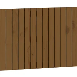 Vidaxl 824856 Tête de lit murale Marron miel 82,5x3x60 cm Bois massif de pin
