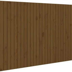 Vidaxl 824951 Tête de lit murale Marron miel 159,5x3x110cm Bois massif de pin