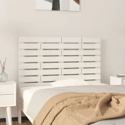 Vidaxl 824714 Tête de lit murale Blanc 106x3x63 cm Bois massif de pin