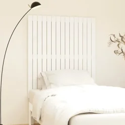 Vidaxl 824934 Tête de lit murale Blanc 95,5x3x110 cm Bois massif de pin