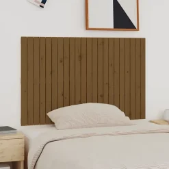Vidaxl 824921 Tête de lit murale Marron miel 140x3x90 cm Bois massif de pin Discount