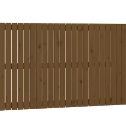 Vidaxl 824921 Tête de lit murale Marron miel 140x3x90 cm Bois massif de pin Discount