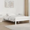 Vidaxl 824839 Tête de lit murale Blanc 127,5x3x60 cm Bois massif de pin