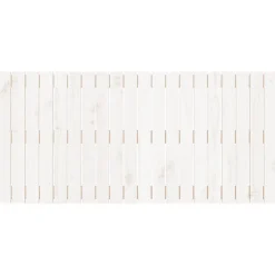 Vidaxl 824839 Tête de lit murale Blanc 127,5x3x60 cm Bois massif de pin