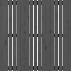 Vidaxl 824925 Tête de lit murale Gris 108x3x110 cm Bois massif de pin