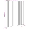 Vidaxl 824936 Tête de lit murale Marron miel 95,5x3x110 cm Bois massif de pin Outlet