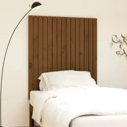 Vidaxl 824936 Tête de lit murale Marron miel 95,5x3x110 cm Bois massif de pin Outlet