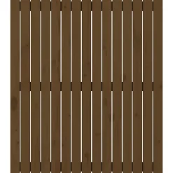 Vidaxl 824936 Tête de lit murale Marron miel 95,5x3x110 cm Bois massif de pin Outlet