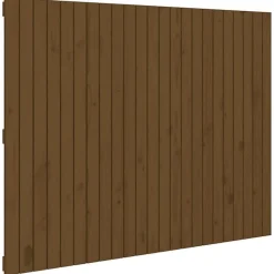 Vidaxl 824946 Tête de lit murale Marron miel 146,5x3x110cm Bois massif de pin
