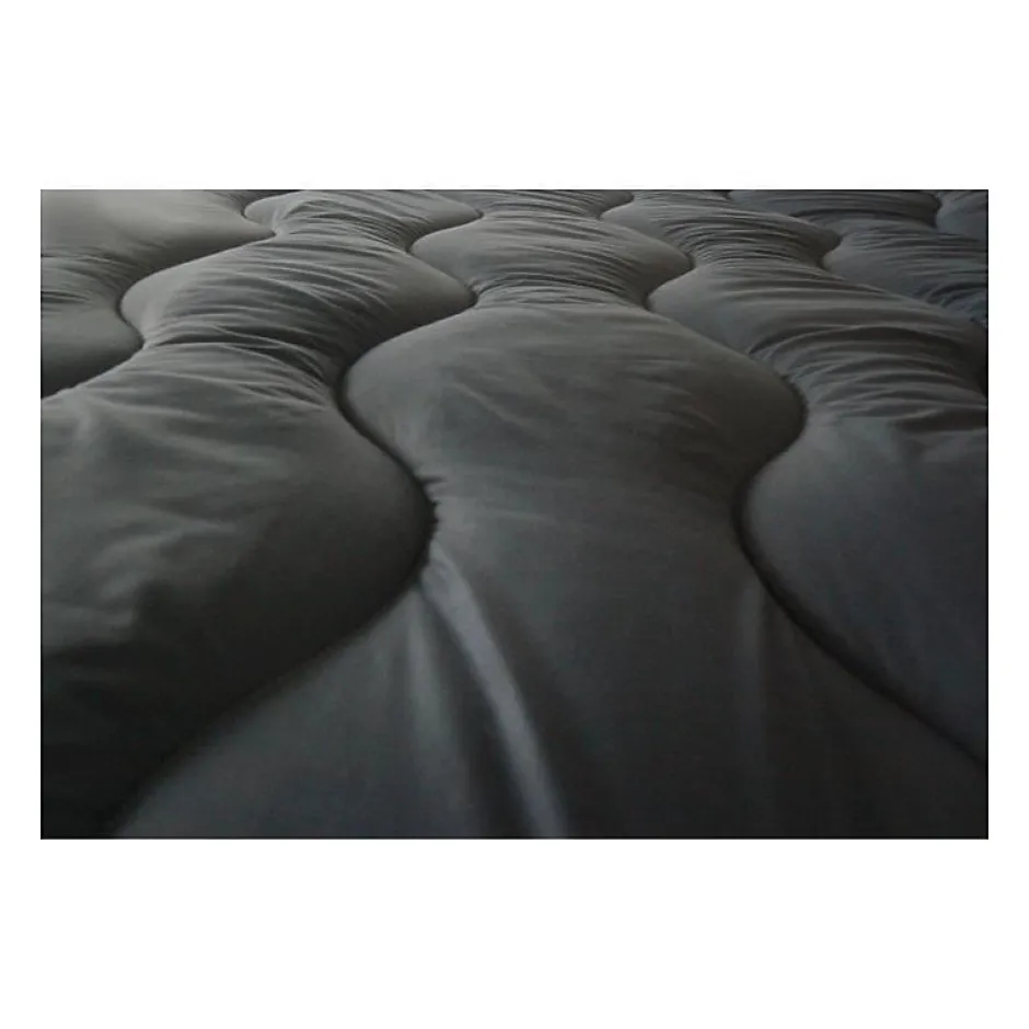 Abeil Couette Bicolore - 140 x 200 cm - Blanc et gris
