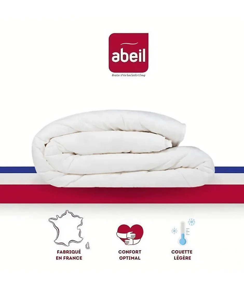 Abeil Couette légere NUAGE de DOUCEUR 240x260 cm blanc