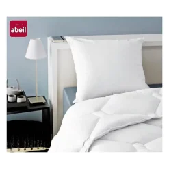Abeil Lot de 2 Oreillers Anti-Acarien - 60 x 60 cm - Blanc
