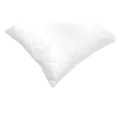Abeil Lot de 2 Oreillers a mémoire de forme matelassés- 60x60 cm - Blanc Discount