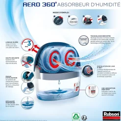 Rubson Absorbeur d'humidité AERO 360 40m² Sale