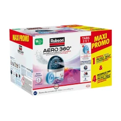 Rubson Absorbeur d'humidité Aero 360° 20m² + 4 recharges lavande