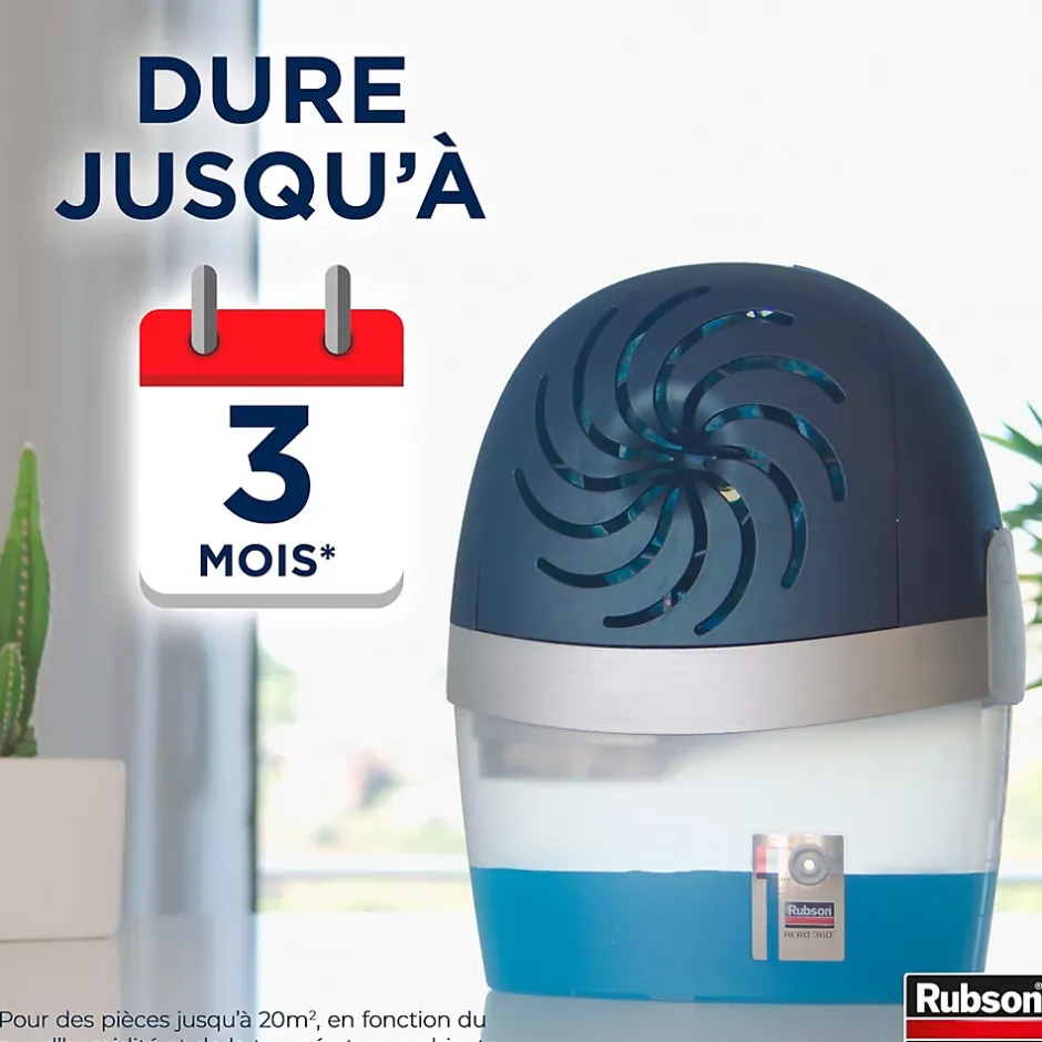 Rubson Absorbeur d'humidité aéro 360° 20m²+ 6 recharges Online
