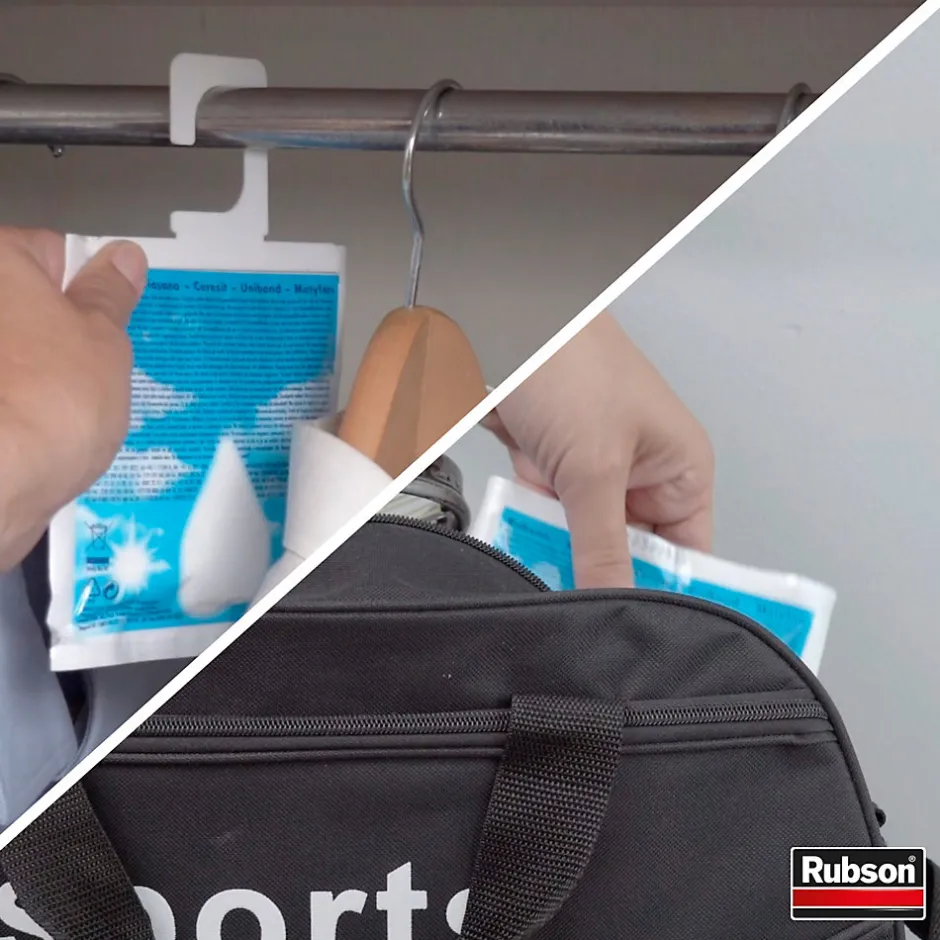 Rubson Absorbeur d'humidité Mini fresh neutre 2x50g