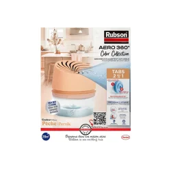 Rubson Absorbeur d'humitidé anti-odeur Aéro 360 20m2 coloris pêche