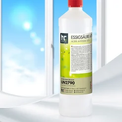 Höfer Chemie Acide Acétique 60 %, 6 x 1 L : Nettoyant Concentré, Et Économique Pour Un Usage Ménager Polyvalent