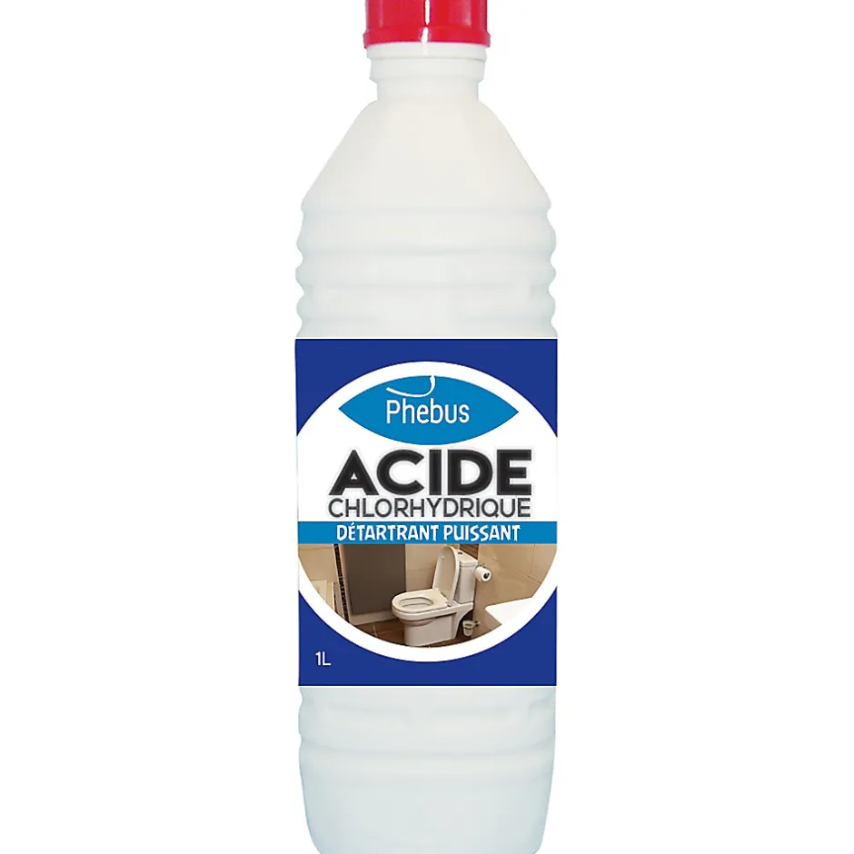 Phebus Acide chlorhydrique détartrant puissant 1L