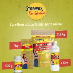 Starwax Fabulous Acide citrique 2,5kg