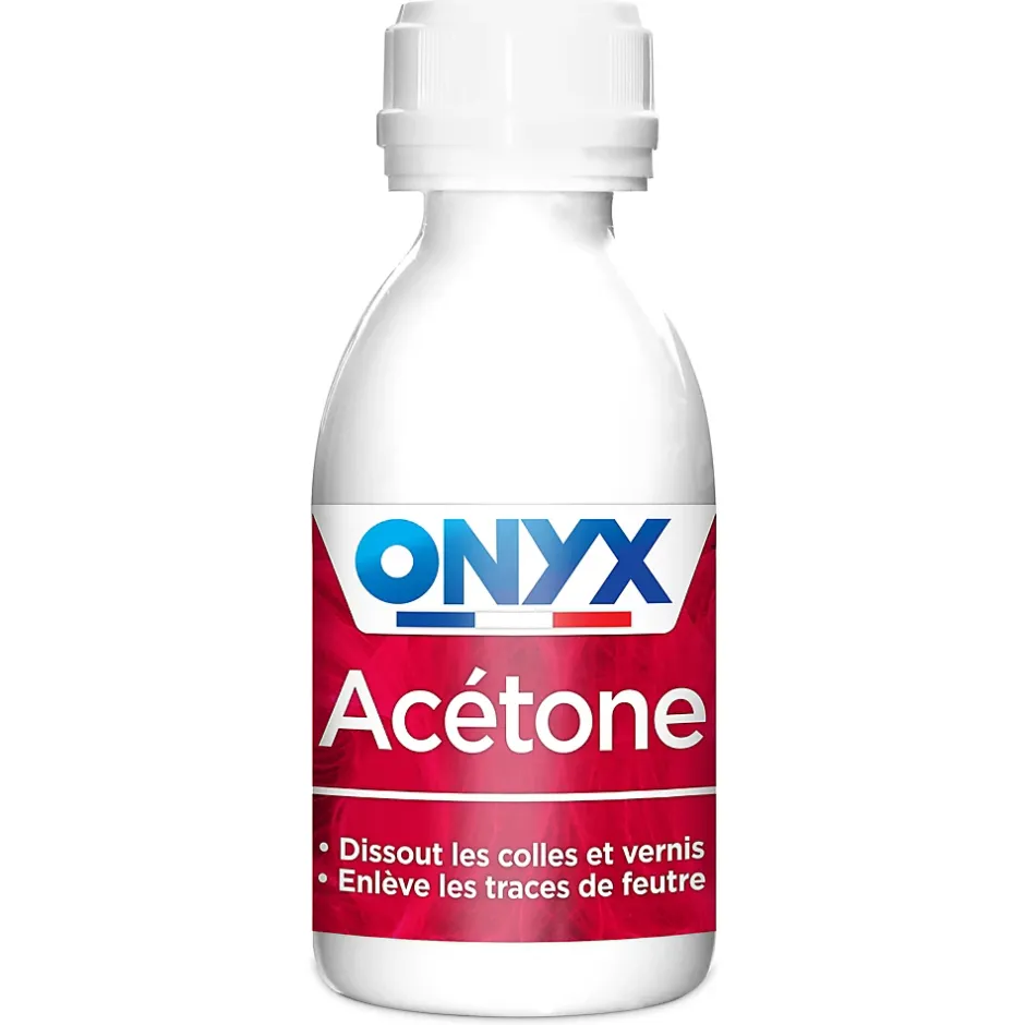 Onyx Acétone pièces métalliques et tissus 190ml Hot