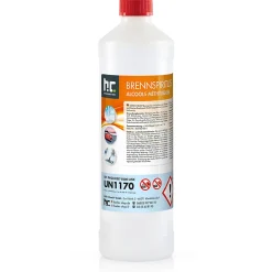 Höfer Chemie Alcool À Brûler 94 % 15 x 1 L, Haute Pureté Pour Nettoyage, Dégraissage Et Antigel Des Vitres Et Surfaces Domestiques