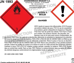 Phebus Alcool à brûler pour chauffer et nettoyer 5L