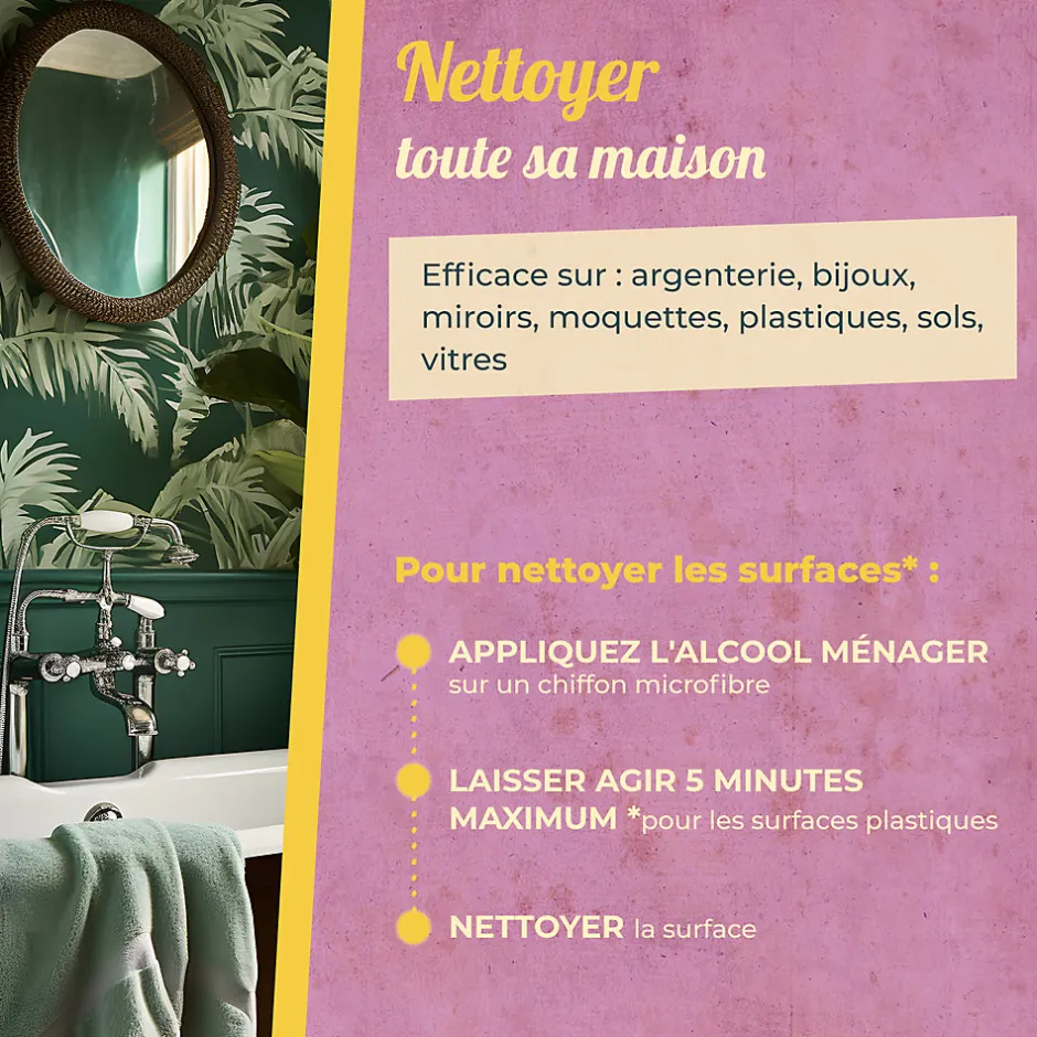 Starwax Alcool ménager 1L The fabulous