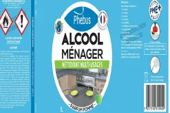Phebus Alcool ménager nettoyant multi-usages parfum pomme 1L