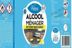 Phebus Alcool ménager nettoyant multi-usages parfum citron 1L Online
